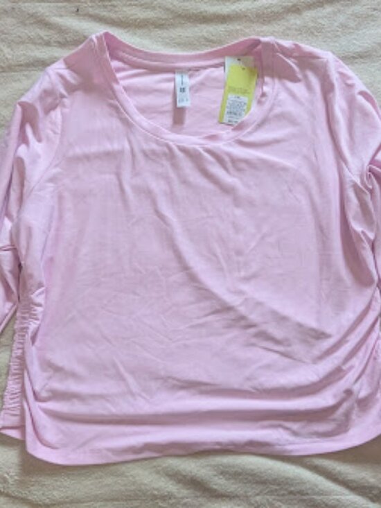 all in motion Tops - Target ALL IN MOTION Light Pink XXL Rib Long Sleeve